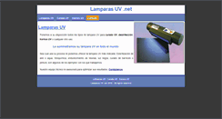 Desktop Screenshot of lamparasuv.net