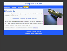Tablet Screenshot of lamparasuv.net
